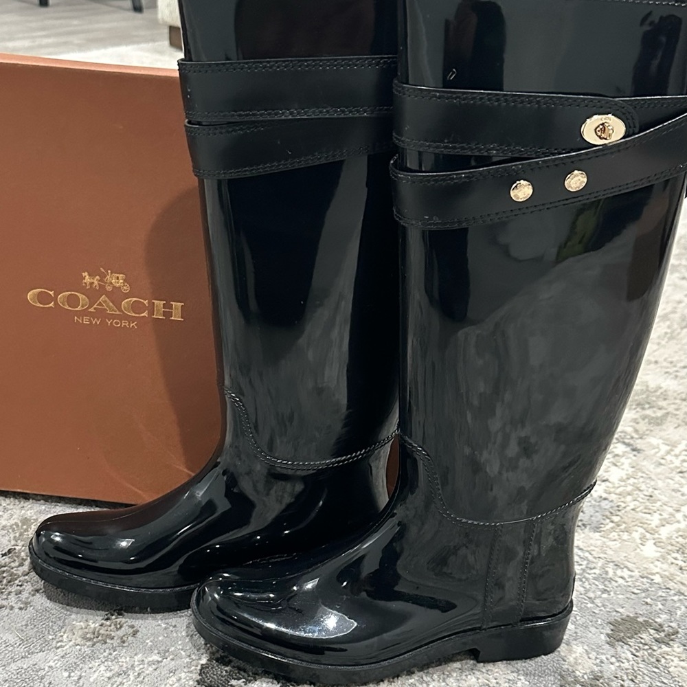 Women Coach rain boots